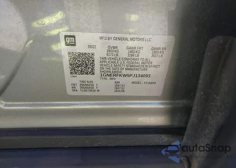 2023 Chevrolet Traverse Fwd Ls from USA, damaged, VIN 1GNERFKW5PJ134093